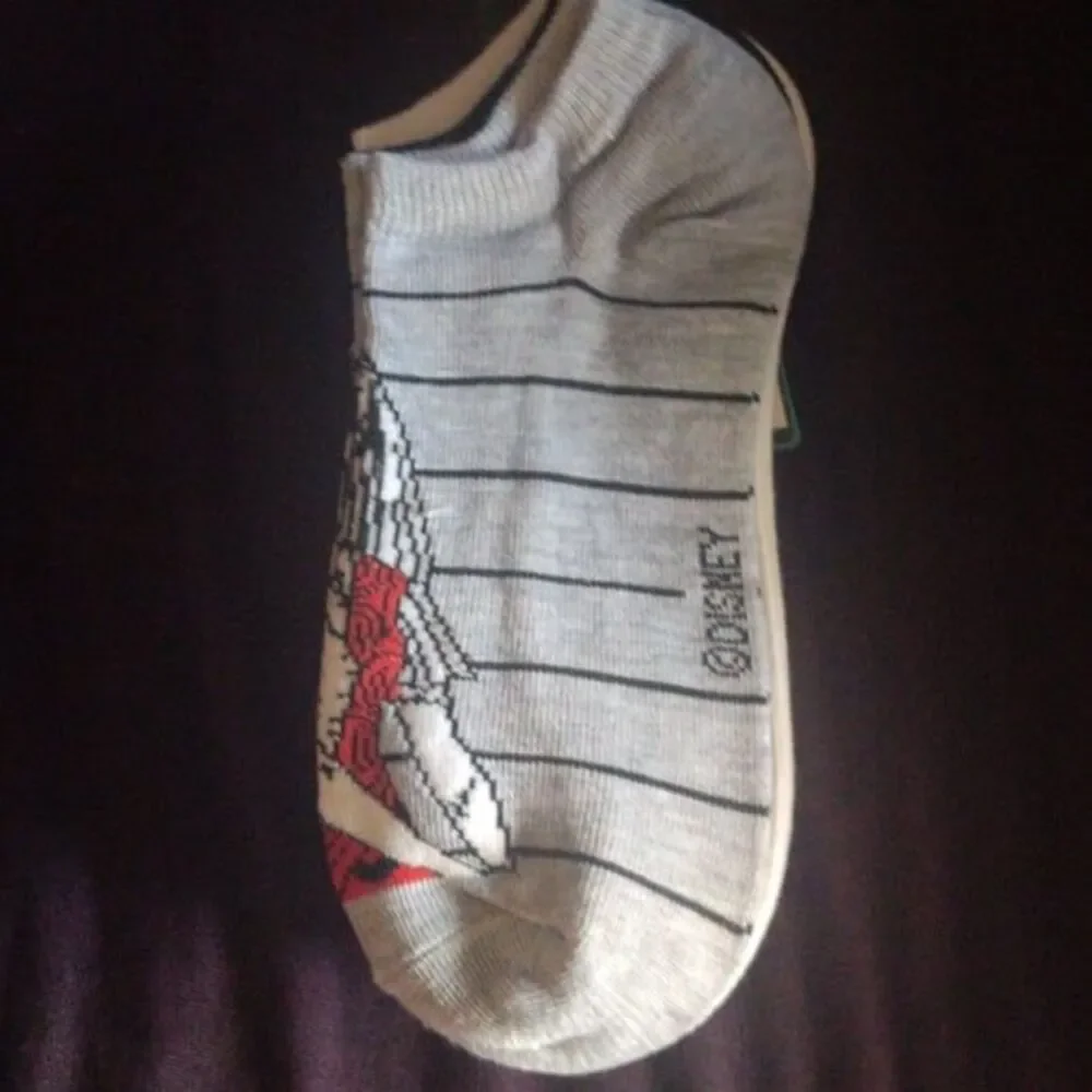 NWT Disney Nightmare before Christmas Jack Skellington 5 pack of ankle socks